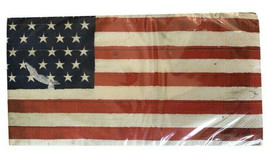 USA Flag Paper Napkins BBQ Guest Bath Towels Buffet 32 CT Beach Summer H... - £17.13 GBP
