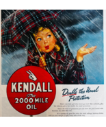 1947 Kendall Motor Oil Advertisement 2000 Mile Vintage Gas &amp; Oil DWWW6 - €11,67 EUR