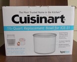 Cuisinart ICE-31RFB Replacement Ice Cream/Yogurt Maker Freezer Bowl for ... - $34.99