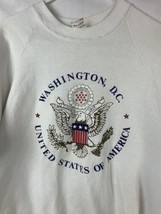 Vintage Washington DC Sweatshirt Crewneck Logo Crew Mens Large USA 80s 90s - $34.99