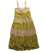 NWT Madewell Print-Mix Tiered Midi in Jaipur Floral Tie Back Boho Dress XXS - £65.54 GBP