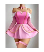5 pcs Princess Aurora Sexy Cute Dress Lingerie Set L  - $275.84 MXN