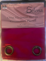 NEW RT Designers Collection Selena Grommet Window Curtain Panel, RED,  5... - $15.99