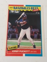 Kirby Puckett Minnesota Twins 1987 Fleer Baseballs Best Card #31 - £0.77 GBP