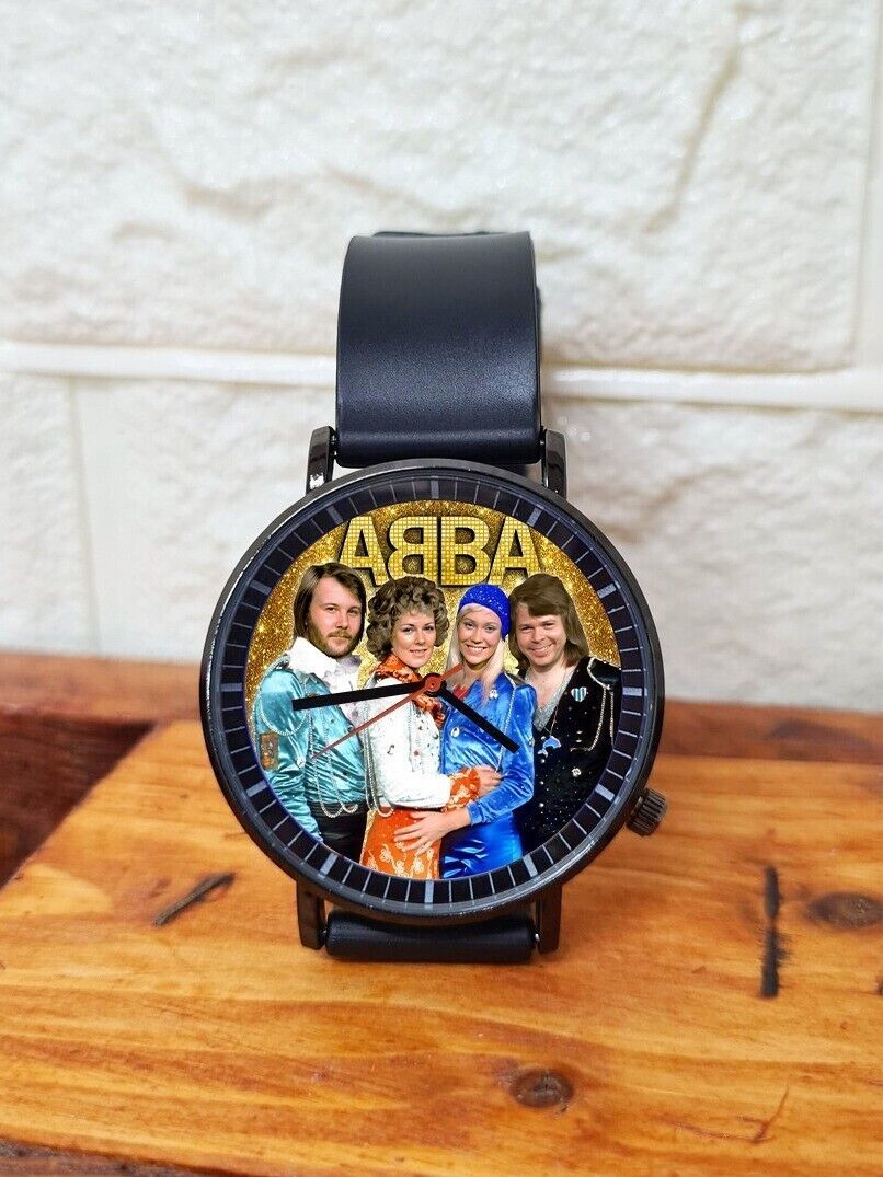 ABBA Wristwatch &quot;Waterloo&quot;, Unisex Bracelet Watch (Merch, Rare, Memorabi... - $42.00