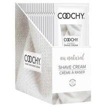 Coochy Shave Cream Au Natural 24pc Display - £43.76 GBP