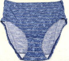 Fruit of the Loom Women's Hi-Cut Panty Blue Floral Size 6/M New w/o Tags - $3.79