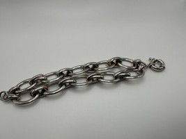 Huge Chunky Chain Bracelet By Ann Taylor Loft 8.5&quot; - £11.73 GBP