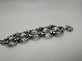 Huge Chunky Chain Bracelet By Ann Taylor Loft 8.5&quot; - £11.87 GBP