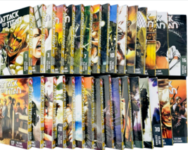 Attack On Titan Hajime Isayama Manga Volume 1-34 English Version Comic FULL SET! - £150.05 GBP