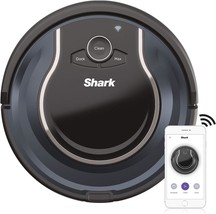Shark Ion Robot Vacuum Rv761 In Black And Navy Blue, 0.5 Quarts, With Wi-Fi And - £235.17 GBP
