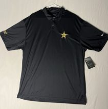 NWT Nike Dri Fit Rockstar Energy Drink Polo Shirt Men’s SZ XL Black Shor... - $30.00