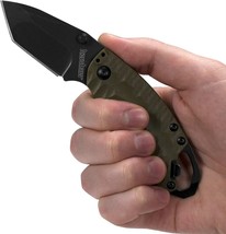 * Kershaw Shuffle II 8750TTANBW Folding Pocket Knife Tan Tanto Linerlock... - £31.27 GBP