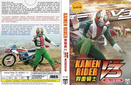 LIVE ACTION DVD~Kamen Rider V3(1-52End)English subtitle&amp;All region - £22.22 GBP