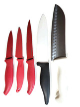5 Kitchen Paring Cutting Chef Knives Stainless Steel Assorted Sizes &amp; Brands - £31.96 GBP