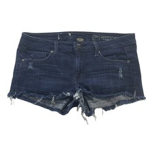 FRAGILE Shorts Blue Denim Cutoff Shorties Women&#39;s Size 30 - £10.75 GBP