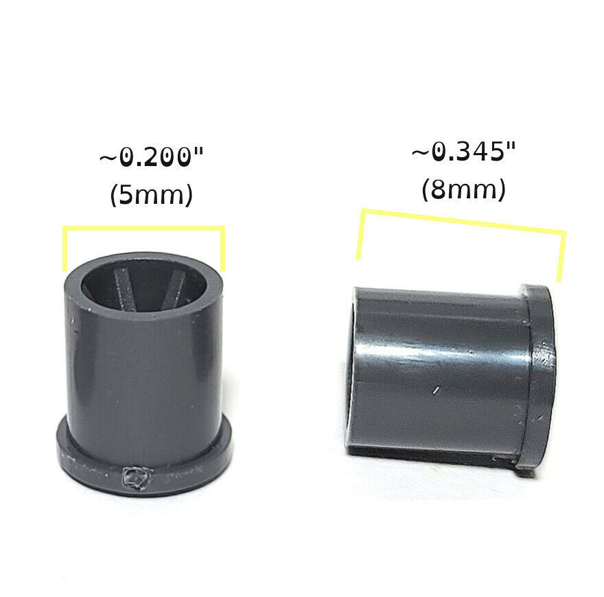 2pc BTO Newly Made Aurora G+ G-PLUS Style HO Slot Car Rear Wheels 8893 D... - $1.49