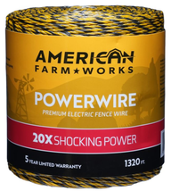 American FarmWorks HDW1320YA-AFW 1,320 ft. PowerWire Electric Fencing - £83.60 GBP