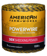 American FarmWorks HDW1320YA-AFW 1,320 ft. PowerWire Electric Fencing - $110.42