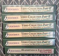 Rare John Lyons Symposiums Horse Training Course VHS Tapes Vol. 1,2,3,5,6,7 - £41.53 GBP