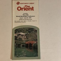 1981 The Orient Brochure Honolulu Hawaii Vintage BR14 - $9.89