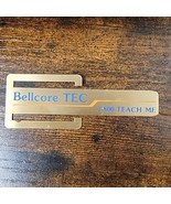 Bellcore TEC Gold Colored Bookmark 3.5&quot; - $19.79