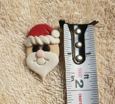 Christmas Brooch Pin Whimsical Santa Claus - £3.95 GBP