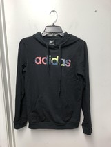 adidas Women&#39;s Climalite Color Box Hoodie FM6181 Black/Multicolor Size S... - £30.12 GBP