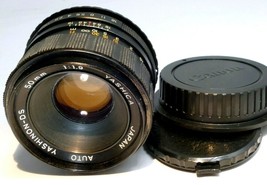 Yashica 50mm f1.9 M42 Lens adapted to Canon EOS EF SLR cameras T7i T8i 90D 80D - £44.26 GBP