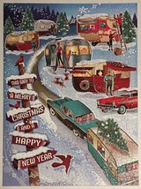 Cobble Hill Jigsaw Puzzle Christmas Campers Winter Camping Scene 1000 Pi... - £10.24 GBP