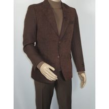 Men's Zacchi Sport Coat Patch Elbow Chenille Velveteen Bryan Cognac 74527 image 4