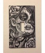 Day Of The Dead Girl Light Switch Plate Cover home decor Sugar Skull Gif... - £8.35 GBP