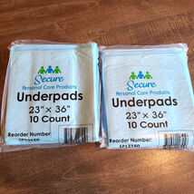 Secure Personal Care Underpads 23&quot; X 36&quot; - 20 Count = 20 Pads (2 Packs) - $19.79