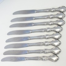 Wm Rogers Royal Manor Dinner Knives 8 1/2 &quot; Stainless Lot of 8 - £15.65 GBP