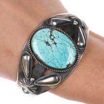 6 5/8&quot; Kirk Smith Navajo sterling and turquoise cuff bracelet - $594.00