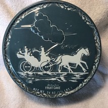 Vintage Shirley Jean Fruit Cake Tin - Capitol Bake Co - Horse &amp; Carriage... - £19.70 GBP