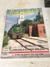 Railfan &amp; Railroad Train Magazine June 1990 - £7.95 GBP