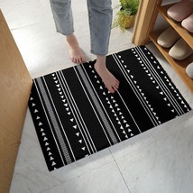 Geometric Boho Bath Mat Soft Absorbent Non-Slip Microfiber - $661.44 MXN