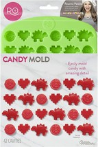 ROSANNA PANSINO by Wilton Nerdy Nummies Silicone Candy Mold, 42-Cavity - £7.05 GBP
