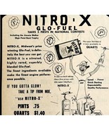 1949 Aviation Nitro X Glo-Fuel Model Airplane Fuel Advertisement Midwest... - $24.99
