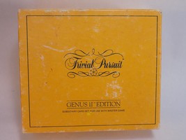 Trivial Pursuit Genus II 2 Edition Subsidiary Card Set USA - £10.16 GBP
