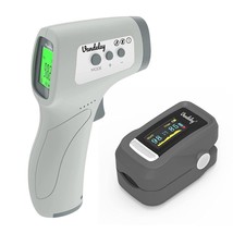 Vandelay Oximeter &amp; Infrared Thermometer Combo (Grey) - £46.57 GBP