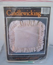 Butterfly Pillow Fabric Kit CANDLEWICKING muslin Cross Stitch Originals ... - $16.82
