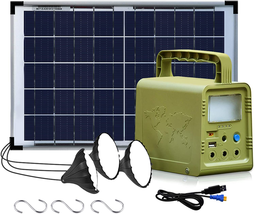 ECO-WORTHY 84Wh Portable Power Station, Solar Generator with 18W Solar Panel, Fl - £61.89 GBP