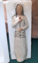 2003 Willow Tree "Love" with Single Rose 9" Figurine by Susan Lordi Demdaco - $32.66