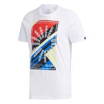 Mens adidas Climalite Slogan Graphic Short Sleeve T-Shirt - Large - NWT - $14.49
