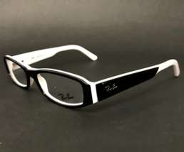 Ray-Ban Eyeglasses Frames RB5081 2097 Black White Oval Cat Eye 50-16-135 - £59.60 GBP