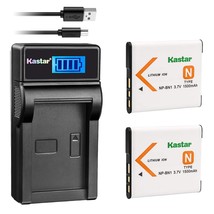 Kastar Battery (X2) & Lcd Slim Usb Charger For Sony NP-BN1 NPBN1 BC-CSN And Cybe - £23.58 GBP