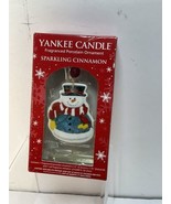 Yankee Candle Snowman Sparkling Cinnamon Fragranced Porcelain Ornament C... - £8.61 GBP
