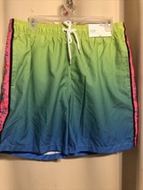 45C NWT Men&#39;s Arizona Jeans Large Swim Trunks Life is Short Time To Party - £7.51 GBP